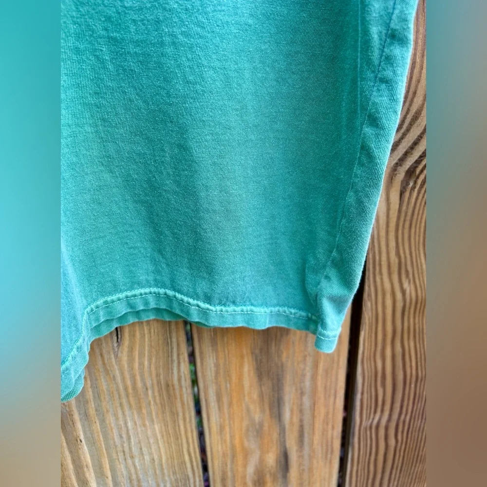The North Face Shirt  Garment Dye Tee Deep Grass Green 100% Cotton Sz. XXL